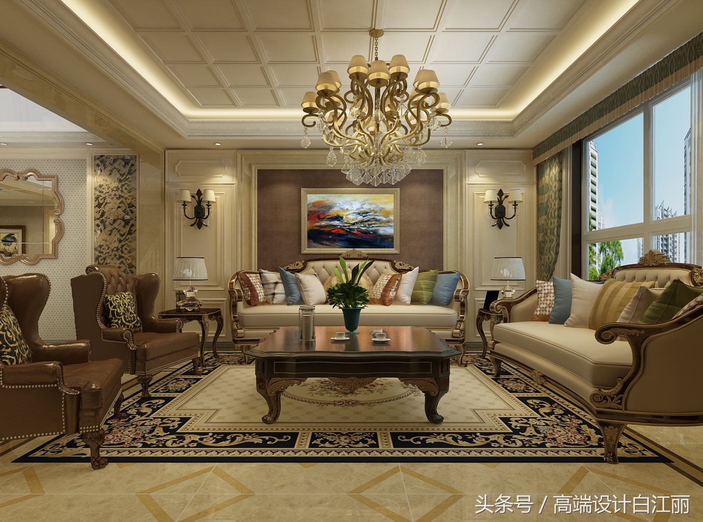 上叠墅露台装修效果图,上山间别墅装修效果图