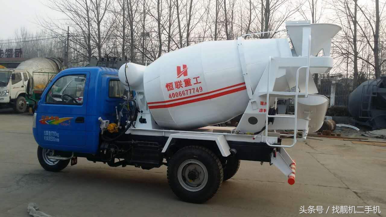 工地里的水泥罐车,水泥车的水泥凝固了怎么办