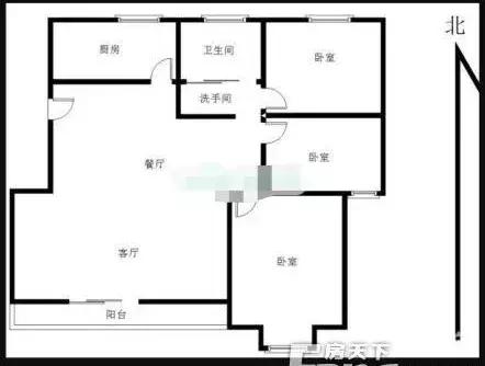 明珠广场附近二手房小户型,白云明珠广场三房两厅