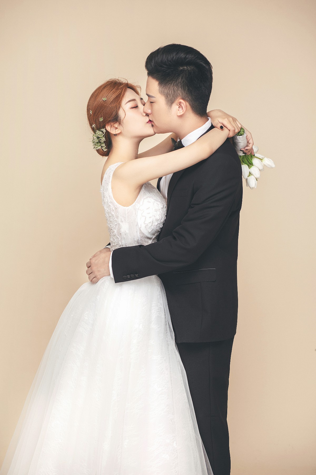 极简内景韩式婚纱照,有什么好看的内景风格婚纱照