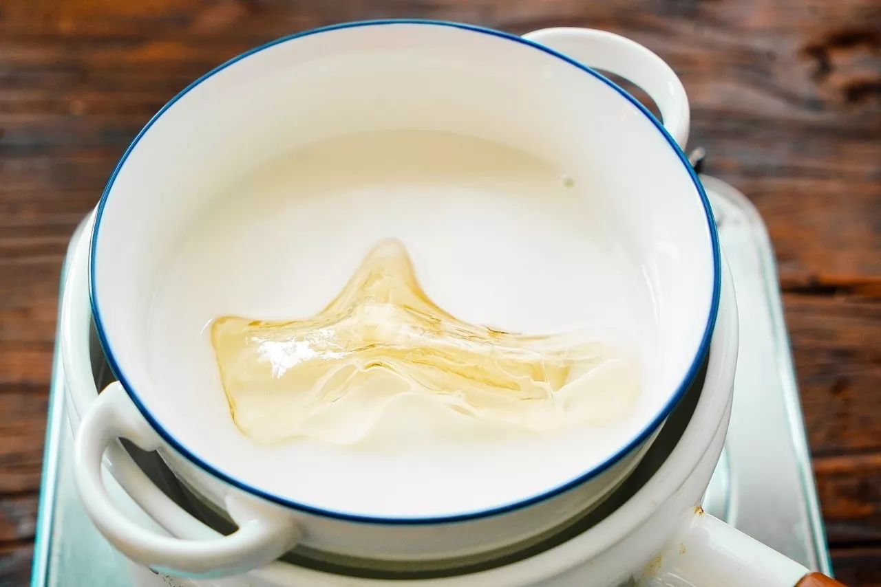 椰汁桂花糕吉利丁,椰汁桂花糕