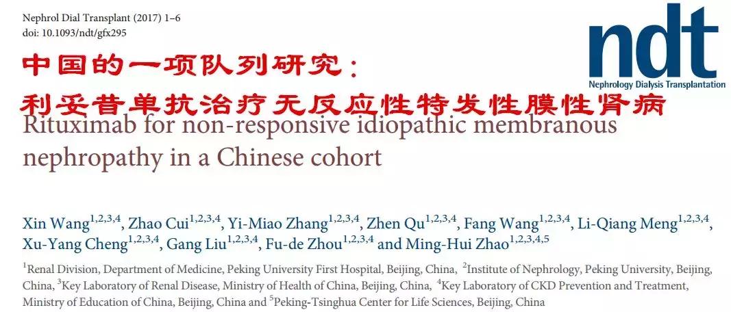 美罗华能治愈膜性肾病吗,美罗华治疗难治性肾病综合征