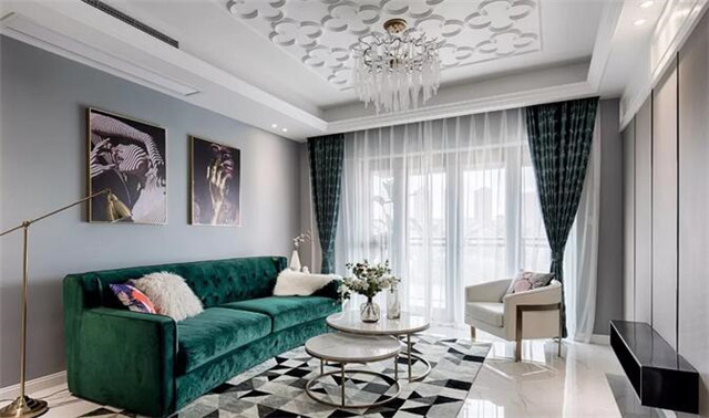 隶都景苑保定,保定现代装修设计实景案例