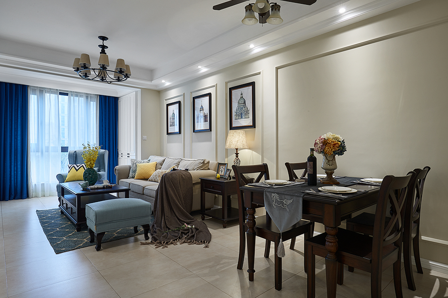 方正御星三居装修89平米小美风,美到哭