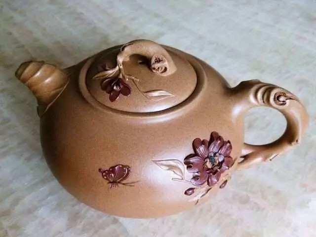 段泥壶养出来的效果,养好的段泥壶