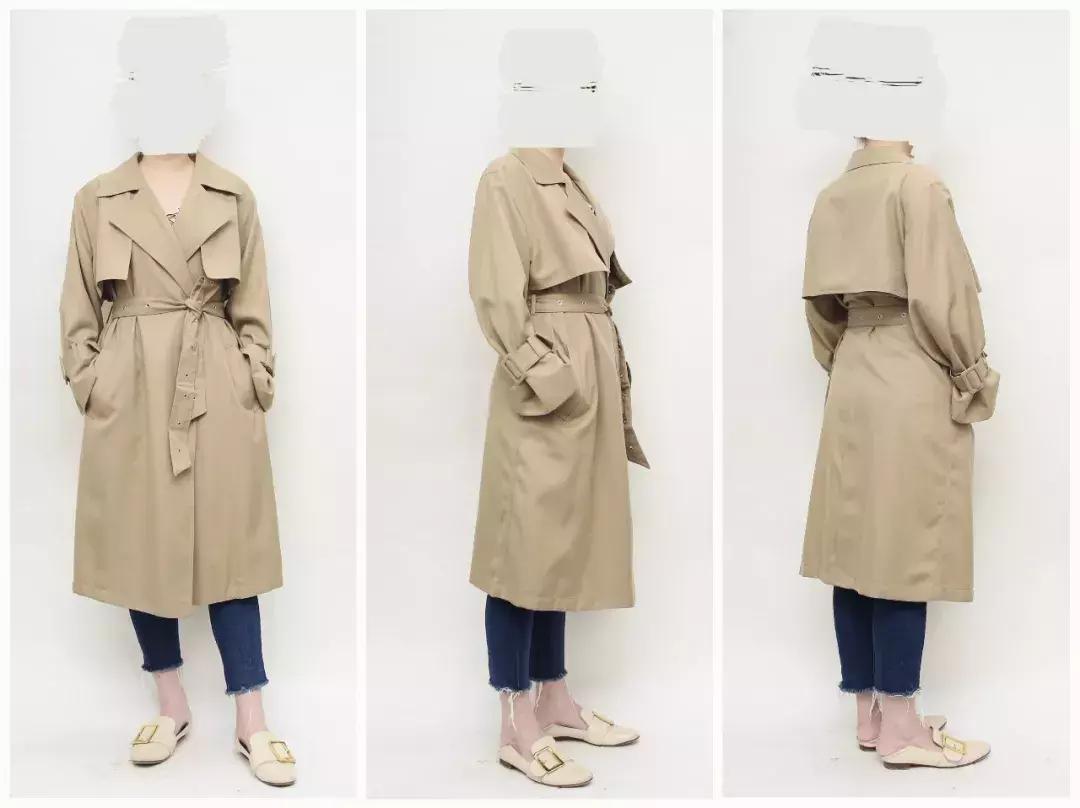 真人版试穿衣服,真人试穿黄金风衣