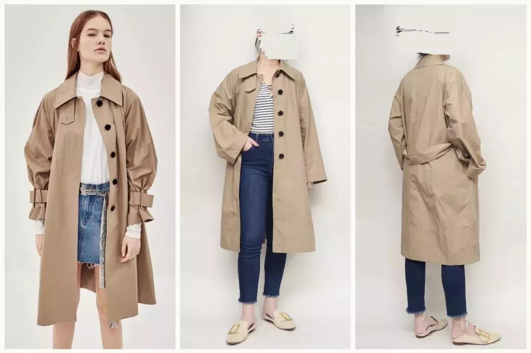 真人版试穿衣服,真人试穿黄金风衣