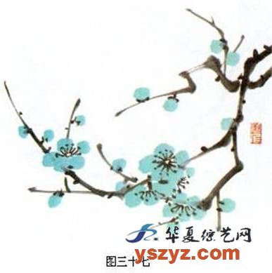 国画基础梅花的几种画法,徐湛国画梅花的画法视频