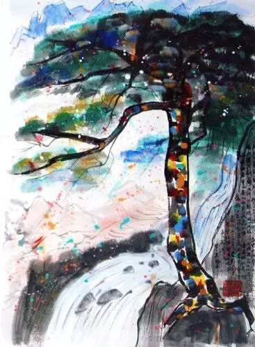 吴冠中60年代作品册页,吴冠中素描册页画