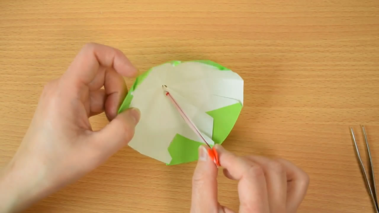 简单的折纸小雨伞怎么做,儿童折纸小雨伞超简单