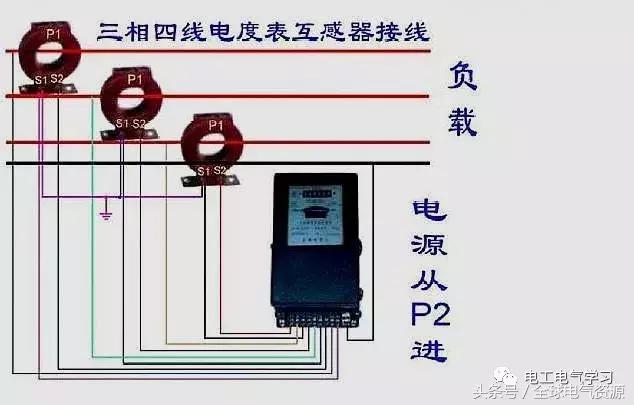 dts188型三相四线电表怎么接线图,电能表的2种接线方法