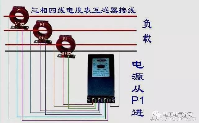dts188型三相四线电表怎么接线图,电能表的2种接线方法
