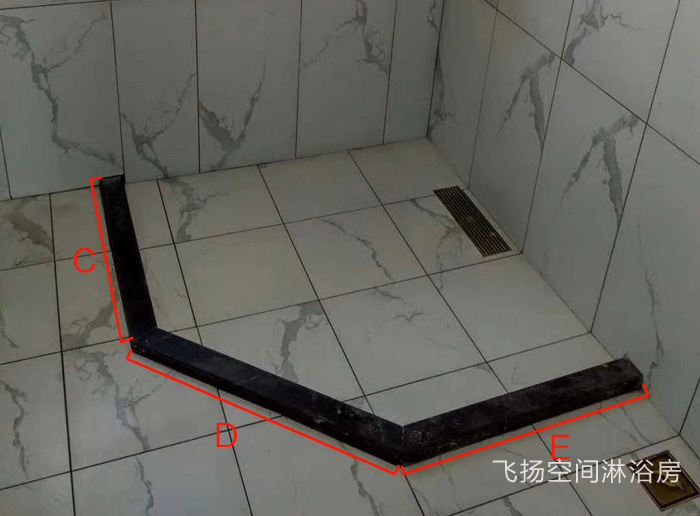 飞扬淋浴房,钻石型淋浴房怎么量移门尺寸