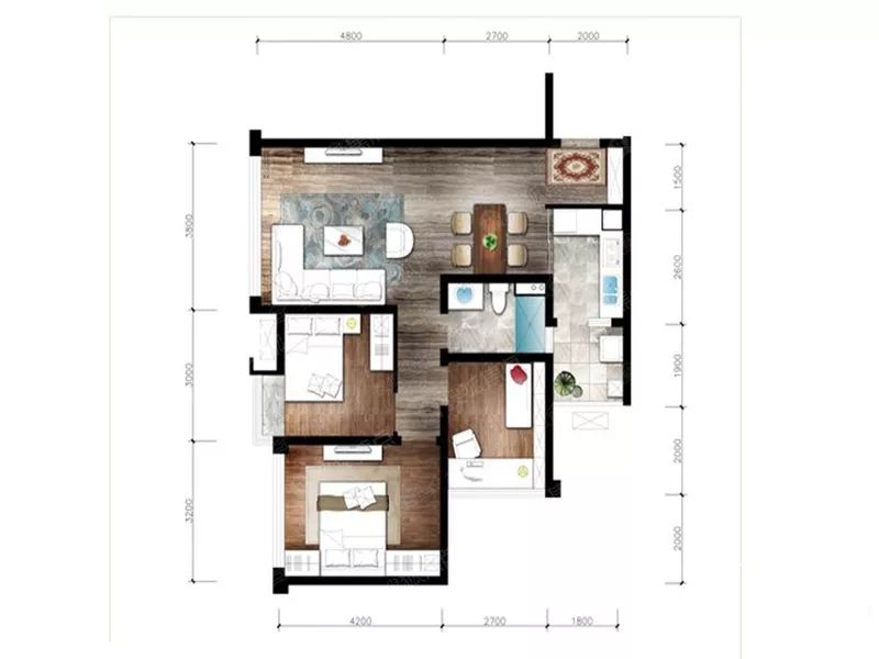 主城东二环锦府最后批次145套房源入市单价1.35万刚需拿下无压力