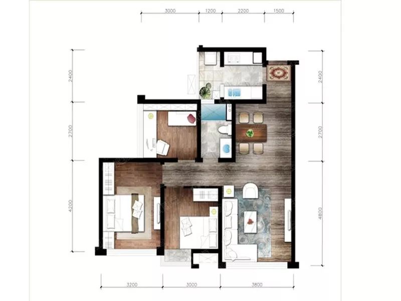 主城东二环锦府最后批次145套房源入市单价1.35万刚需拿下无压力