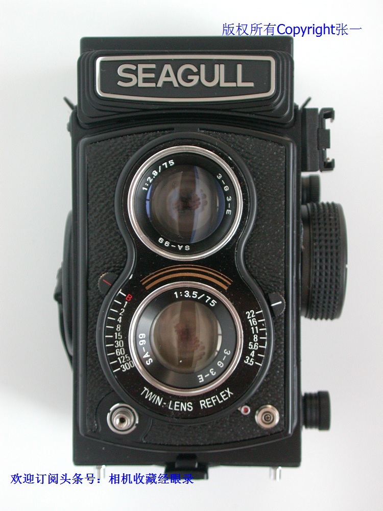 中国上海制造的海鸥Seagull4A-105双镜头反光照相机！
