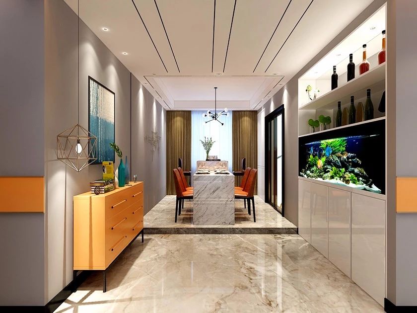 海亮官邸现代简约风装修,滨河一号中式装修