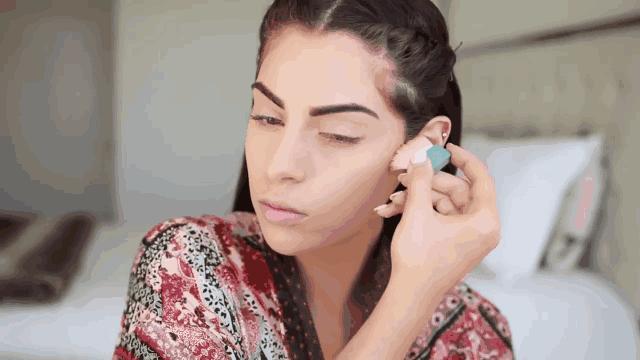 秋冬日杂妆容教程,秋日浓情复古妆容