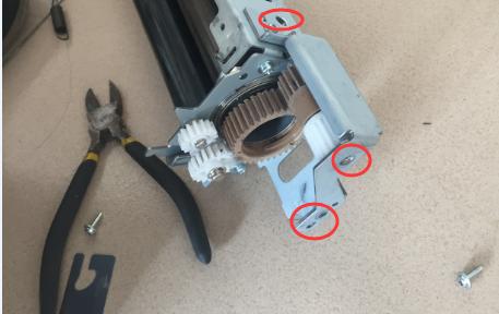 美能达283硒鼓更换,美能达283复印机换粉盒