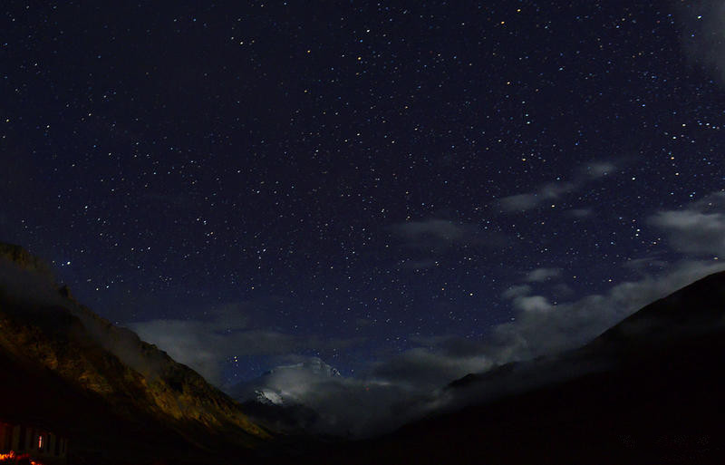 珠穆朗玛峰海拔多少米,珠穆朗玛峰的全景图片