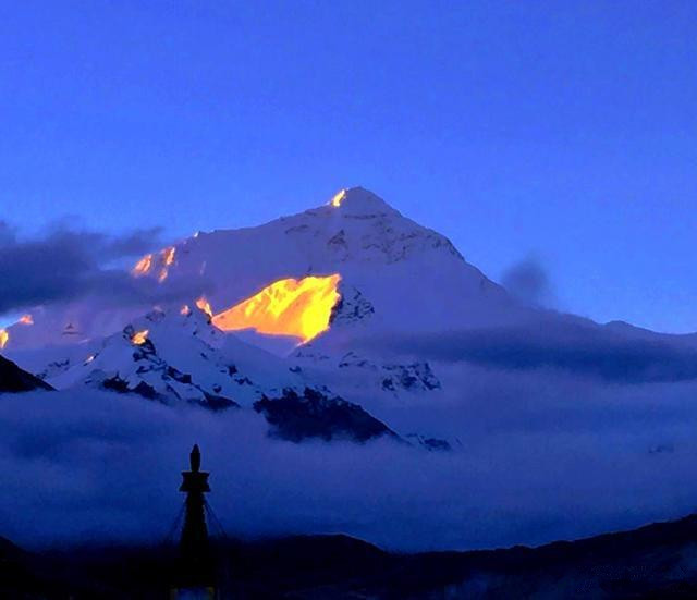 珠穆朗玛峰海拔多少米,珠穆朗玛峰的全景图片