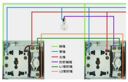 一开三控多控开关怎么接线,双控四灯的接法