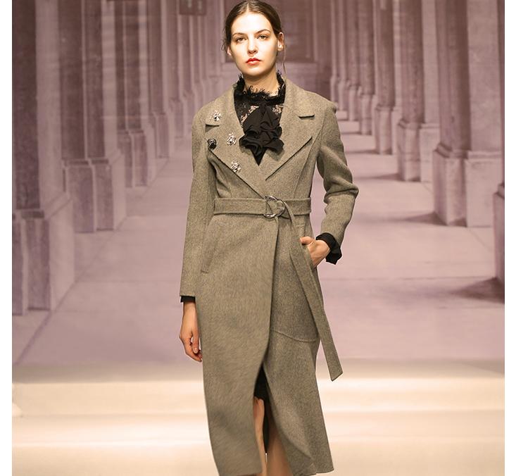 欧美风大衣秋冬款,欧美小众高定秋冬大衣
