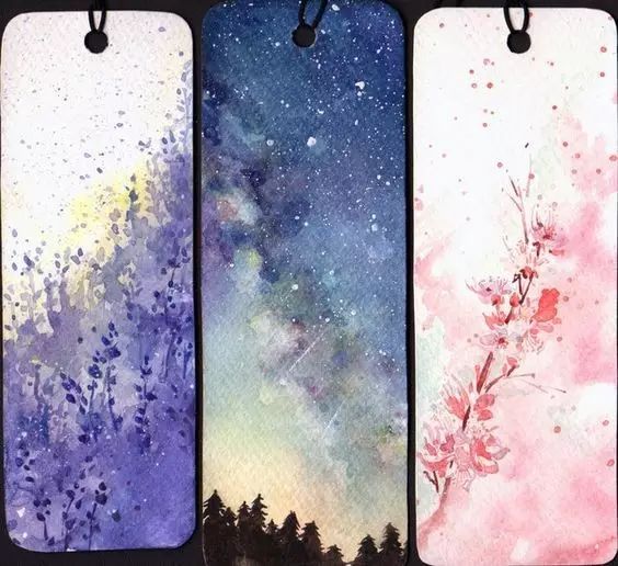 制作精美书签小学生简单好看的,制作精美书签春夏秋冬