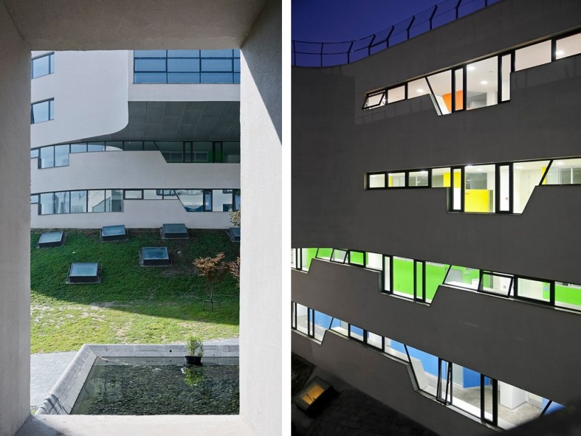 北京四中房山校区外景,北京四中房山校区内部实景图