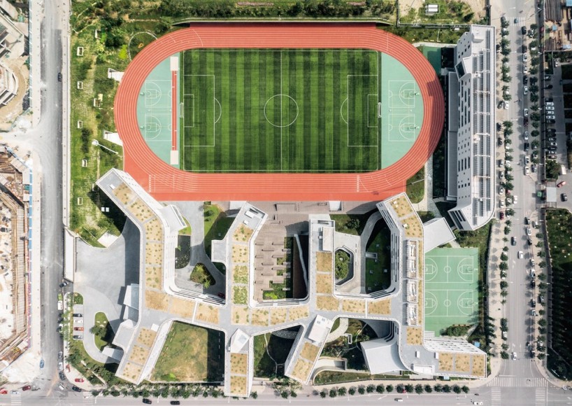 北京四中房山校区外景,北京四中房山校区内部实景图