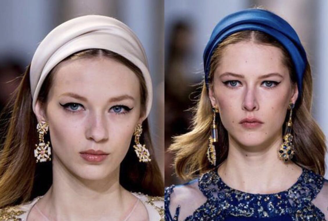 发饰高级感轻奢发带,美丽从头开始发型推荐