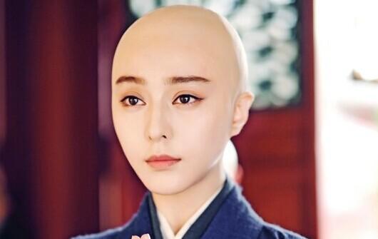 女明星光头剧照很酷,女明星青涩旧照范冰冰