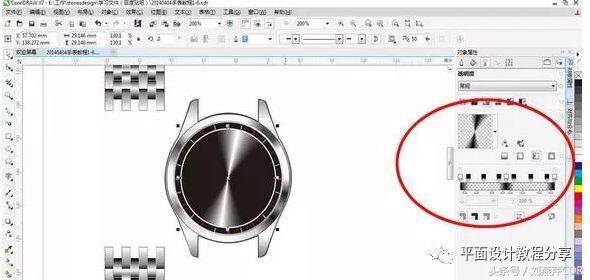 coreldraw表盘怎么制作,用coreldraw画手表