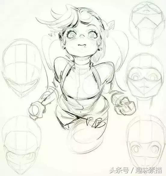 画风简单又唯美的动漫画法,学会一招画什么都好看