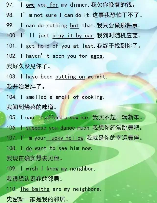 俞敏洪常用英语口语完整版,俞敏洪英语口语必背