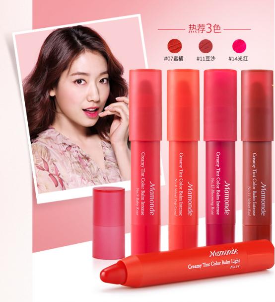 mamonde梦妆蜡笔口红测评,mamonde梦妆花心丝绒蜡笔口红