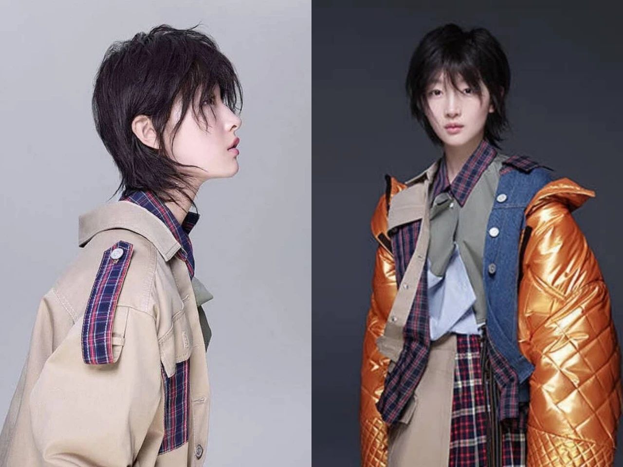 周冬雨穿牛油果绿连衣裙,周冬雨穿芭莎裙