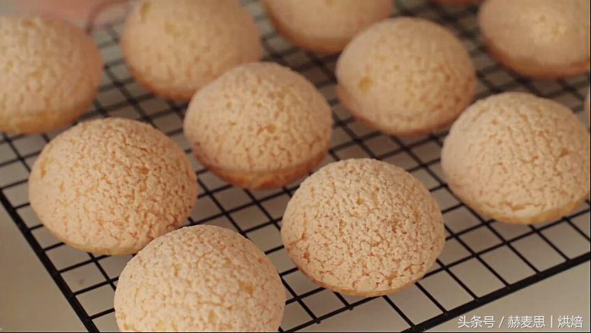 水蜜桃大泡芙,超过100个赞的美食