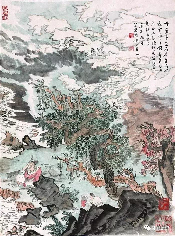 国画精品100幅动态,国画十大名家作品图片