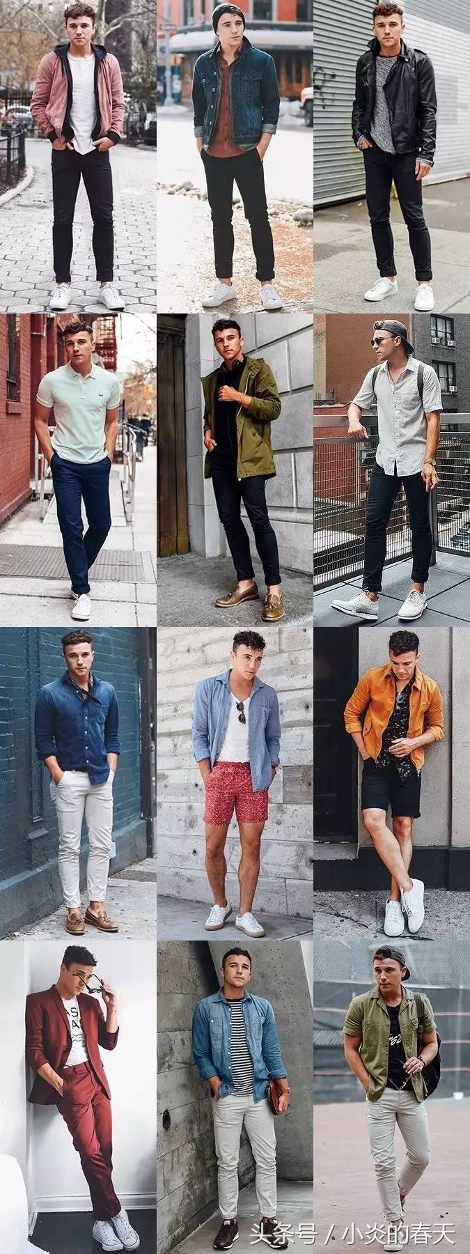 又时髦又帅气的发型穿搭男,帅哭男孩造型