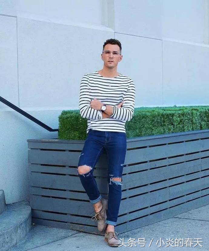 又时髦又帅气的发型穿搭男,帅哭男孩造型