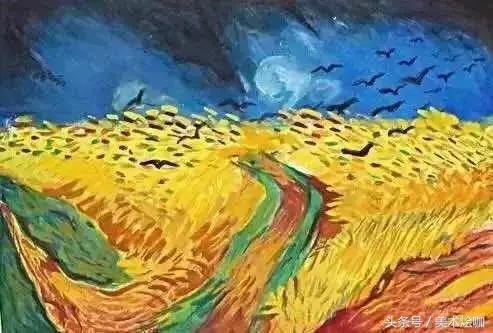 32种调色方案，教你调出梵高画中炽热又神秘的蓝与黄！