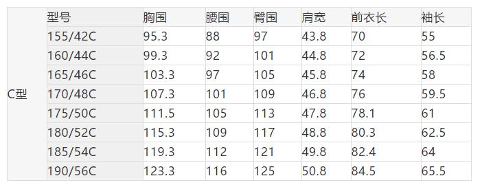 西服180100b是什么尺码,男士西服尺码和身高体重对照表