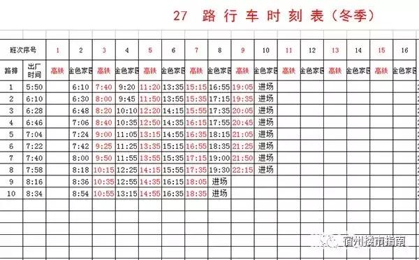 宿州东站公交车时间表最新,宿州公交车最新班线通知
