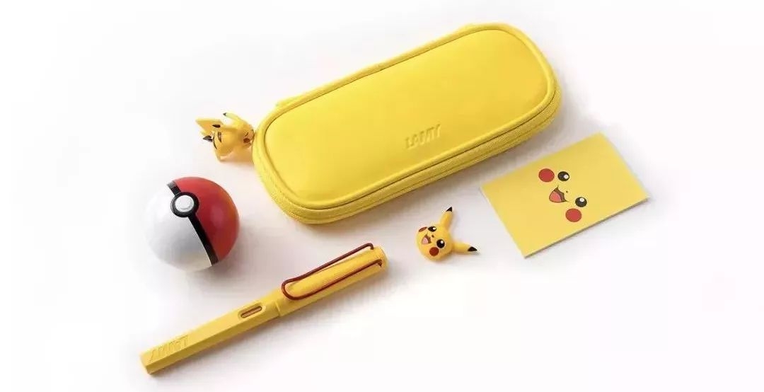 lamy联名款钢笔套装,lamy钢笔皮卡丘精灵球