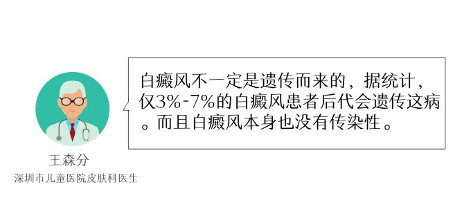 娃身上有好几处白斑,娃脸上有白斑是怎么回事