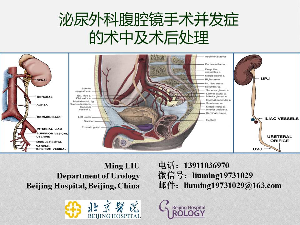 「图文+语音」刘明｜泌尿外科腹腔镜手术并发症的术中及术后处理
