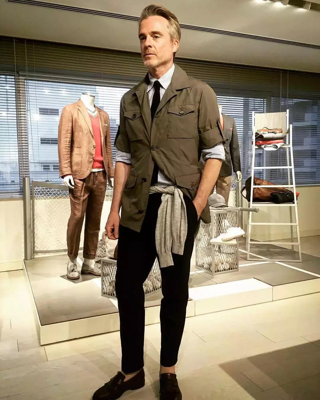 夹克衬衫领带配什么裤子,夹克领带图片大全