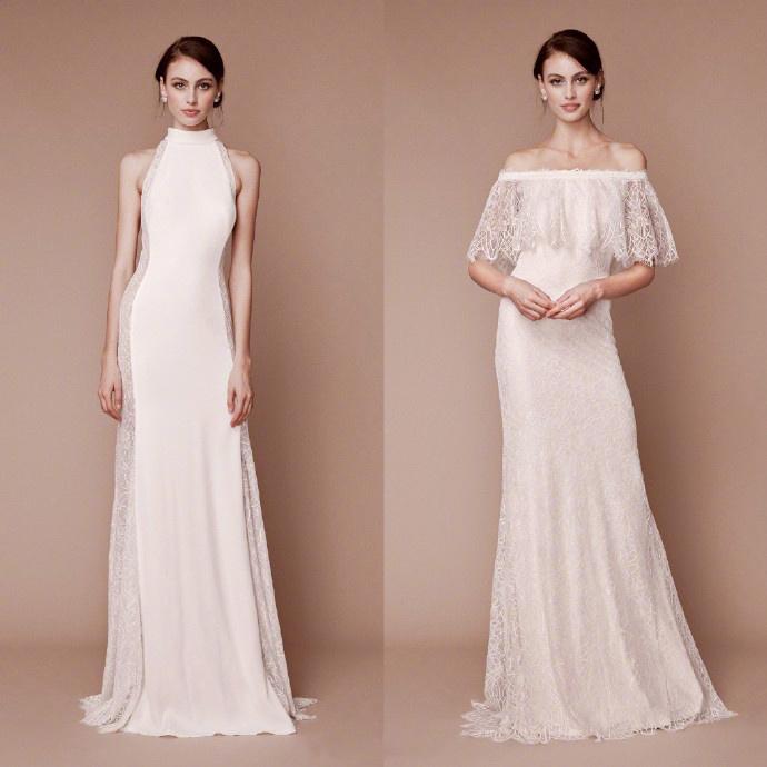 浪漫柔美的洁白婚纱:少女梦里都能梦见!