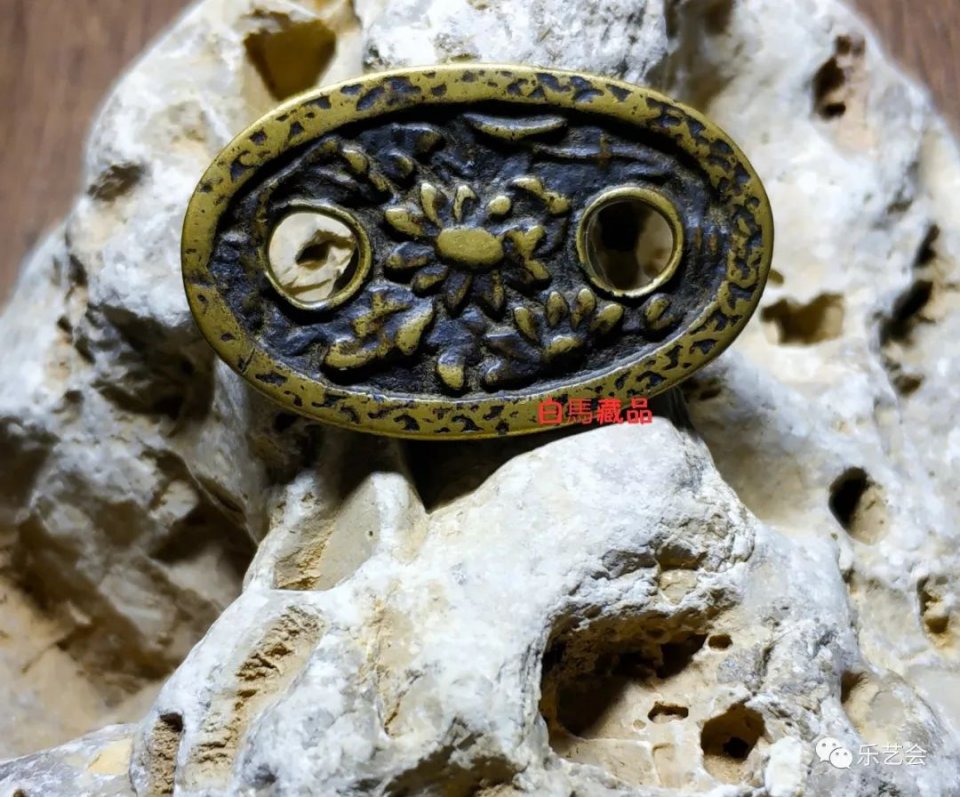 白马讲铜荷包扣收藏